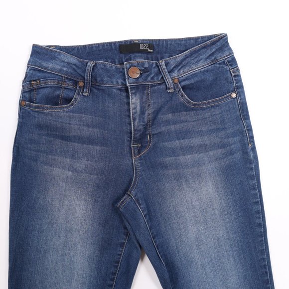 1822 Denim Flared Ankle Jeans	Blue	Size	4 - Picture 2 of 8